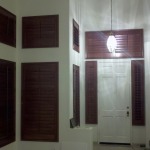Stain Shutters Show Major Contrast